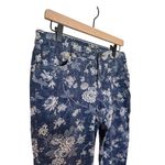 Ralph Lauren Lauren Jeans Women’s 10 Blue Floral Modern Straight Ankle Vintage Photo 3