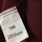 NEW Kirundo XL Chic Burgundy Halter High Neck Pleat Retro Midi Dress Minimalist Purple Photo 5