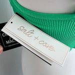 SALT + COVE Women Green Stretch Ruffled O Photo 4