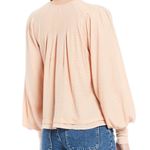Free People Billie Puff Sleeve Top Blush XS Photo 4