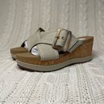 Yellow Box  Adaline Platform Wedge Sandals in Taupe Photo 1