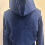 Anthropologie Daily Practice Anthro Navy Hoodie Tunic Hiking Dress Gorpcore Granola Size Small Photo 9