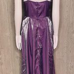 Romwe Nwt  Solid Metallic purple Cami Dress holographic color shifting dress sm Photo 9