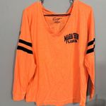 Exist  Marathon Florida Long Sleeve Rounded V-Neck Tee Shirt Women's Size XL Photo 0