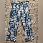 Lucky Brand  Womens Tie Die Tank‎ and Pants Pajama Set Blue Size Small Cozy Soft Photo 4