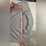 CAbi  Women's Gray Heather Oatmeal Zip Cardigan Style Size XXS Oversized Photo 3