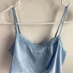 SKIMS NWOT  Glacier Blue Bridal Silk Super Cropped Cami Photo 9