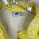 CAbi  Field Floral Utility Jacket Yellow & White Daisies #5160 Button Down Small Photo 3