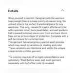 SKIMS  NWT Boyfriend Fleece Trench Coat Onyx Size S Oversized Photo 5