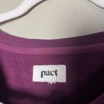 Pact Organic Cotton Kisses Graphic Print Crewneck Sweatshirt Purple XL Photo 3