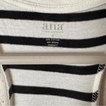 a.n.a  Women's Black and White Striped  Racerback Tank Top Sz S NWT Photo 4
