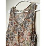 Hayden Sleeveless Ruffle Cottagecore Floral Paisley Boho Romantic Size Small Photo 1