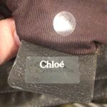 Chloé CHLOE Eclipse Oversized Metallic Grey Tote Shoulder Bag Top Closure Ext Pockets Photo 13