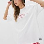 Adidas NWT  Originals R.Y.V. Womens Oversized Premium T-Shirt White Photo 0