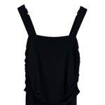 Hatch On The Go Black Maternity Nursing Square Neck Wide Leg Jumpsuit Medium Photo 3