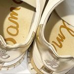 Sam Edelman Womens 8.5 White Leather Kavi Low Top Jute Sneaker Photo 4