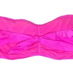 American Eagle Outfitters Pink Bandeau Strapless Floral Print Bikini Top Size XL Photo 2