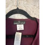 Vintage‎ Carole Little Sweater Size 6 Burgundy Red Photo 6
