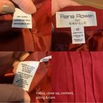 Rena Rowan VINTAGE FOR SAVILLE BRICK RED PLEATED VEST (12) Photo 9