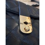 Jaeger  London Black Quilted Leather Shoulder Bag Kate Middleton Quiet Luxury Photo 2