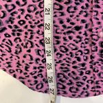 Cowgirl Hardware Animal Print Blk & Pink Embroidered Button Down Shirt EUC Sz M Size M Photo 11