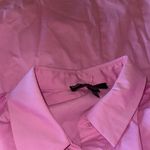 Maggy London NWT Kamila Solid Shirt Belted Dress Pockets In Pastel Lavender Photo 5