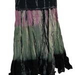Black Tie Dye Maxi Skirt Multiple Size M Photo 2