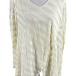 We The Free  by Free People Cream Asymmetrical Knit Sweater XS Boho Slouc… Photo 0