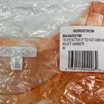 Abound NWT  Tie Dye Button Down Crop Top Rust Amber Size Medium Lettuce Hem Photo 5