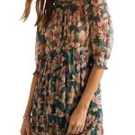 Ba&sh  Betty Dress Quarter Sleeve Floral Print Mini Length Photo 2