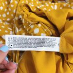 Forever 21 Women's Mustard Yellow Spotted Print Slit Maxi Dress Size S Photo 11