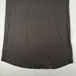 Lou & grey Womens S Black SignatureSoft Pocket Shift Shirt Dress LOFT Pullover Photo 1