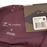 NEW Z by Zobha Shine Maroon Raisin Ombre Leggings Womens Size Small NWT Purple Photo 6