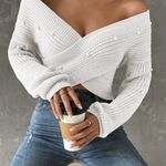 SheIn Wrap Sweater Photo 0