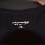 Soft Surroundings  very Black Sleeveless Top size large Photo 1