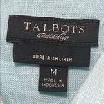 Talbots  Casual Button Down Shirt with Three-Quarter Sleeves and Relaxed Fit Photo 1
