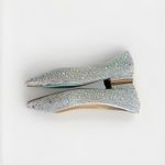 Betsey Johnson Betsy Johnson Jude Rhinestone Size 7 Pointed Toe Wedding Ballet Flat Bridal Photo 4