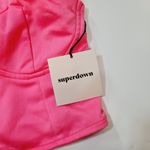 superdown Coralia Bustier Top in Pink Photo 3
