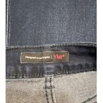 Ymi Distressed Flare Leg Jeans Dark Wash No Size Tag See Measurements Photo 4