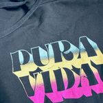 Pura Vida  Beachy Bohemian Colorblock Pullover Hooded Sweatshirt Photo 4