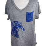 Colosseum  Women's Gray University of Memphis Tigers Tee Size Medium Photo 0