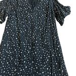 Cloth & Stone  Anthropologie Fun Print Shift Dress Black White Size Small Petite Photo 9