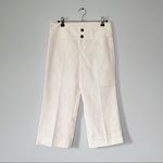 VANITY | Textured White Culotte Pants Sz 3 Photo 1