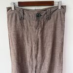 Free People  Vintage Linen‎ Pants Women's Size 2 Wide Leg Casual Boho Photo 2