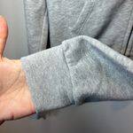 Brandy Melville John Galt Brandy Women's Cropped Full Zip Hoodie Sweatshirt Gray  One Size Small Photo 4