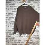 Aerie | women brown knitted crewneck pullover Photo 3