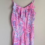 Lilly Pulitzer NEW Zana Skort Romper - Raz Berry Sea You Soon Large Photo 1