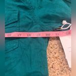 ÉTICA DIANA TOP JADE Linen blend Size XS Snap Buttons long sleeves collared NWT Blue Photo 8