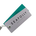 Seafolly High Rise Ribbed Black Bikini bottom Essentials 40609-640 Size 2 NWT Photo 10