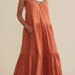 Marine layer  Andrea Knit Orange Maxi Dress Photo 0